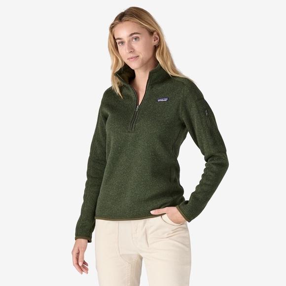 Patagonia Jackets & Blazers - EUC Patagonia Women's Better Sweater® 1/4-Zip Fleece in Torrey Pine Green Size:S